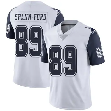 Men's Brevyn Spann-Ford Dallas Cowboys Color Rush Vapor Untouchable Jersey - Limited White