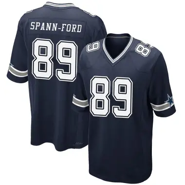 Men's Brevyn Spann-Ford Dallas Cowboys Team Color Jersey - Game Navy