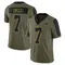Men's Trevon Diggs Dallas Cowboys 2021 Salute To Service Jersey - Limited Olive