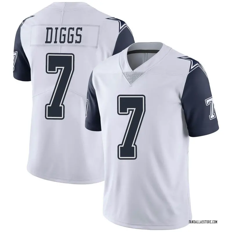 Men's Trevon Diggs Dallas Cowboys Color Rush Vapor Untouchable Jersey - Limited White