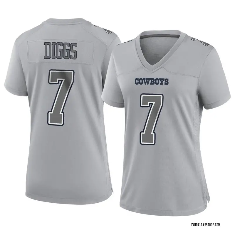 Women's Trevon Diggs Dallas Cowboys Atmosphere Fashion Jersey - Game Gray