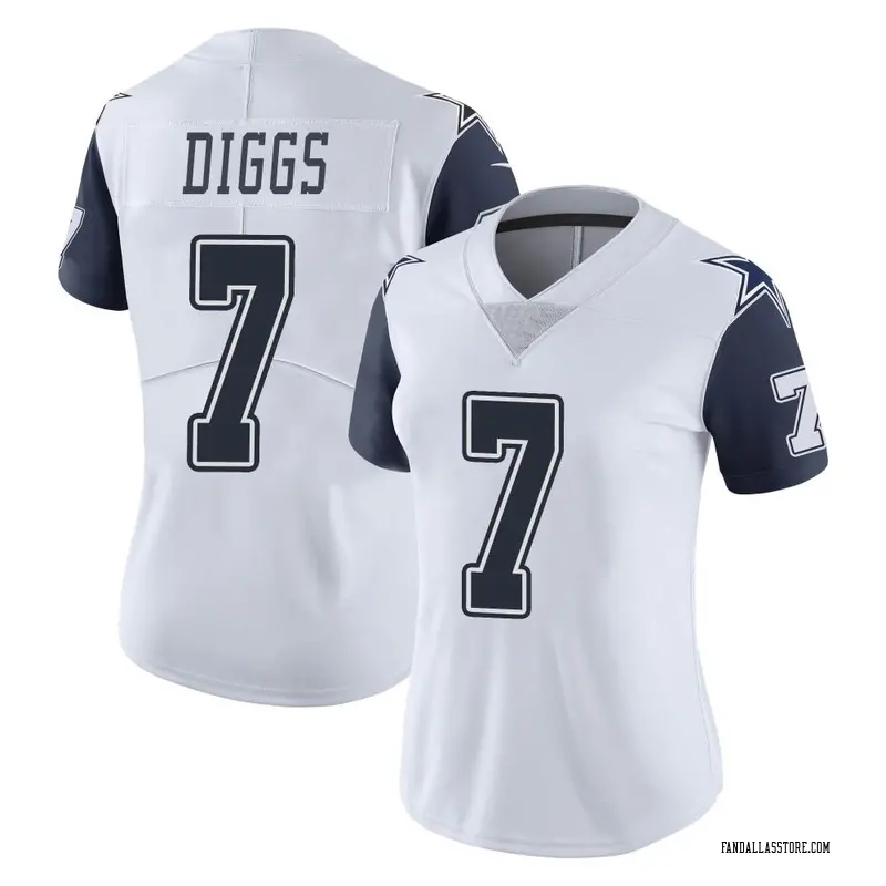 Women's Trevon Diggs Dallas Cowboys Color Rush Vapor Untouchable Jersey - Limited White