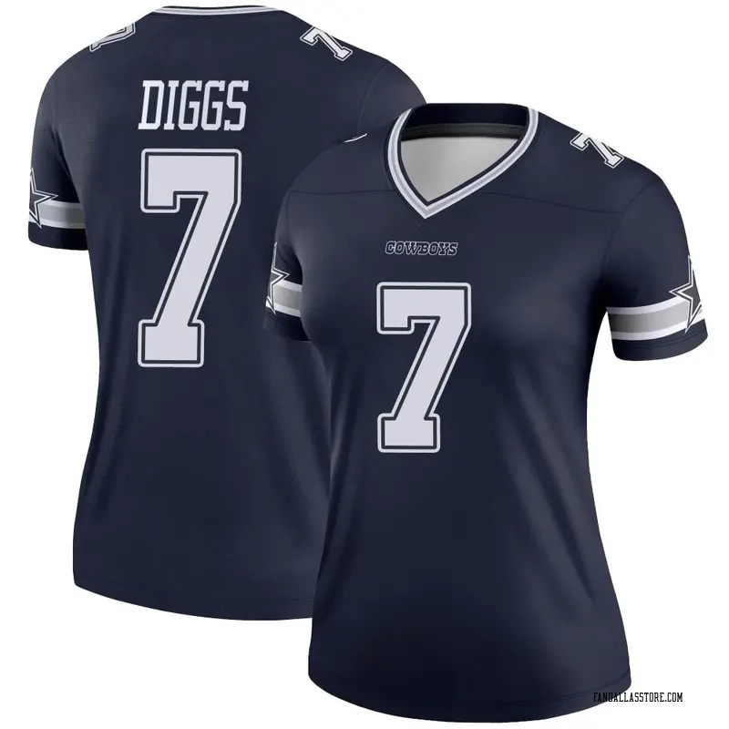 Women's Trevon Diggs Dallas Cowboys Jersey - Legend Navy Plus Size