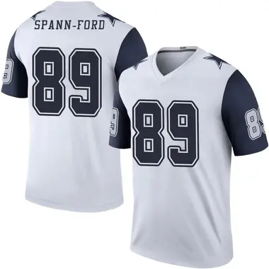 Youth Brevyn Spann-Ford Dallas Cowboys Color Rush Jersey - Legend White