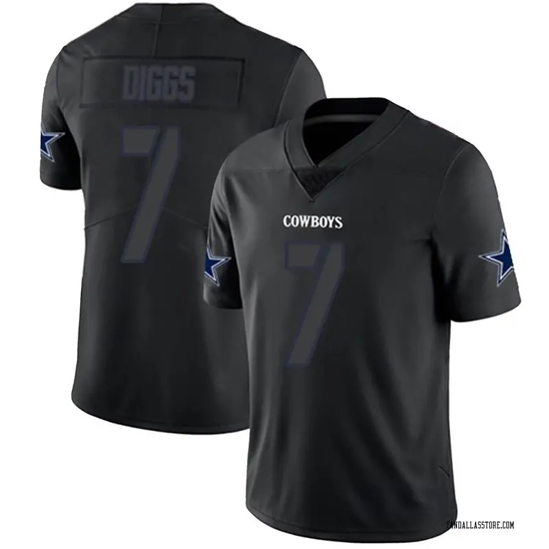 Youth Trevon Diggs Dallas Cowboys Jersey - Limited Black Impact
